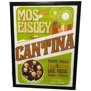 Steve Thomas Mos Eisley Cantina Art Print Poster 18” X 24” 1 of 250